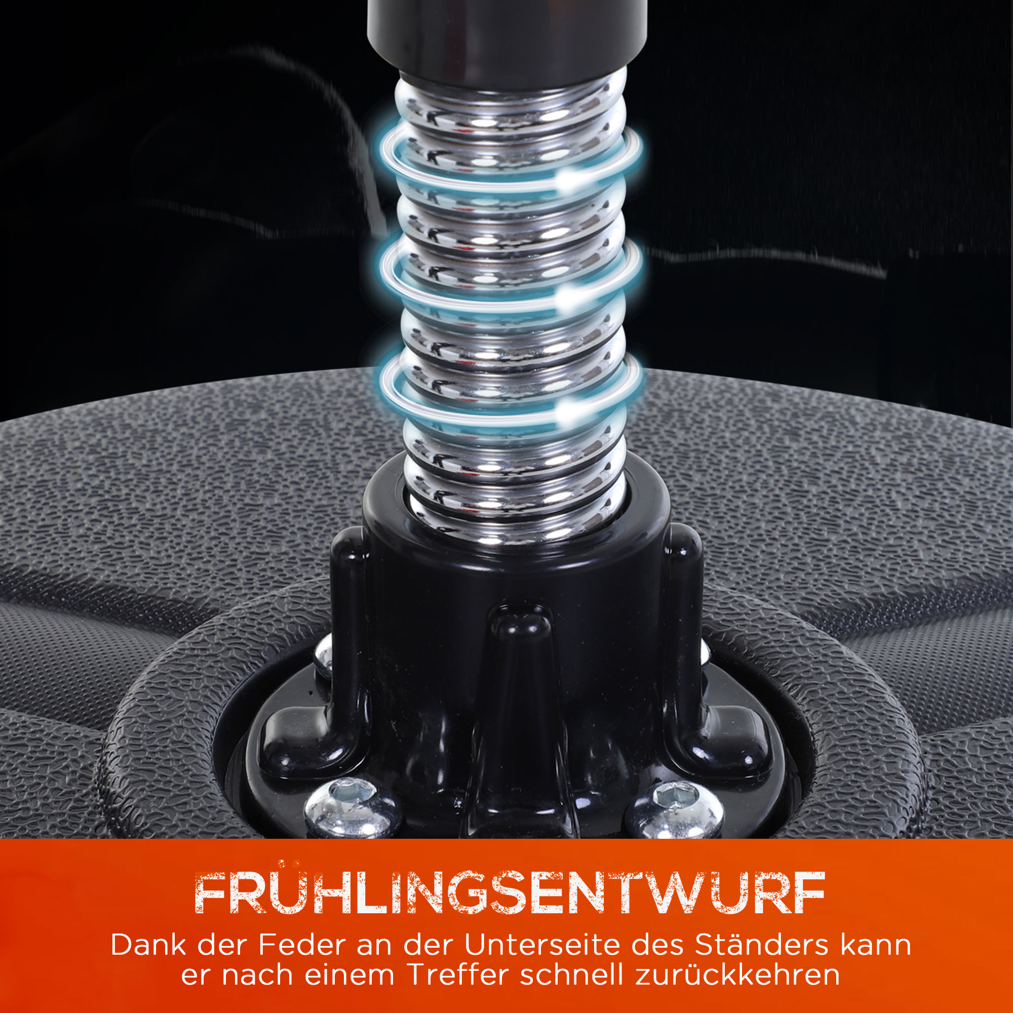 Punchingball Set Standbox Training Set 136-154 cm höhenverstellbar mit 1 paar Handschuhe Geeignet für Profis und Anfänger Schwarz