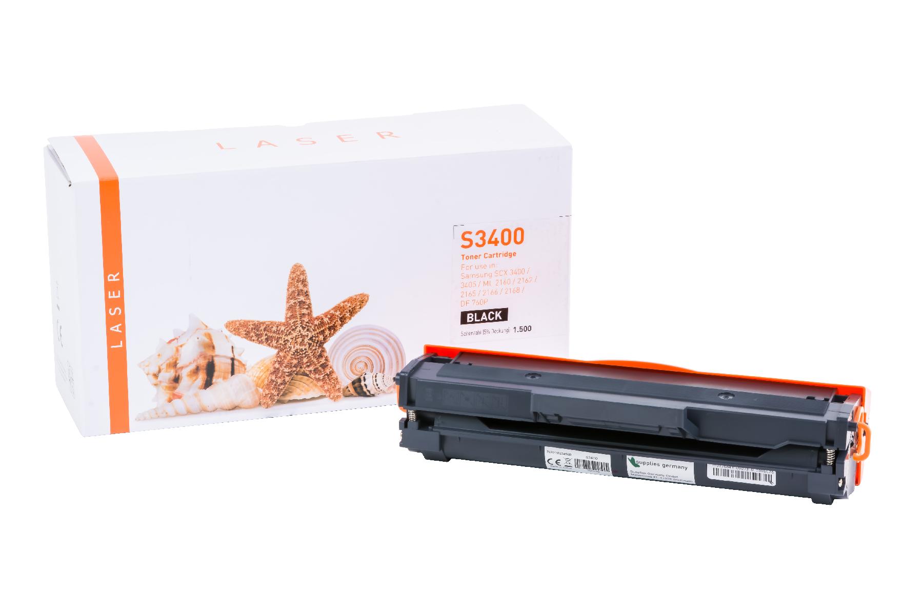 SCX3400 alternativ Toner schwarz für Samsung / MLTD101S/ELS / 1.500 Seiten SCX3400 alternativ Toner schwarz für Samsung / MLTD101S/ELS / 1.500 Seiten