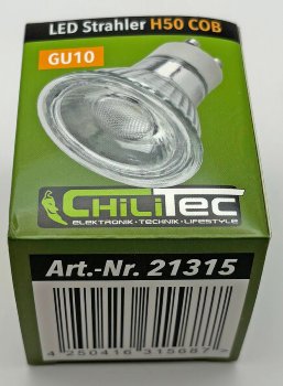 LED Strahler GU10 "H50 COB", 4000k, 460lm, 230V/5W,neutralweiß