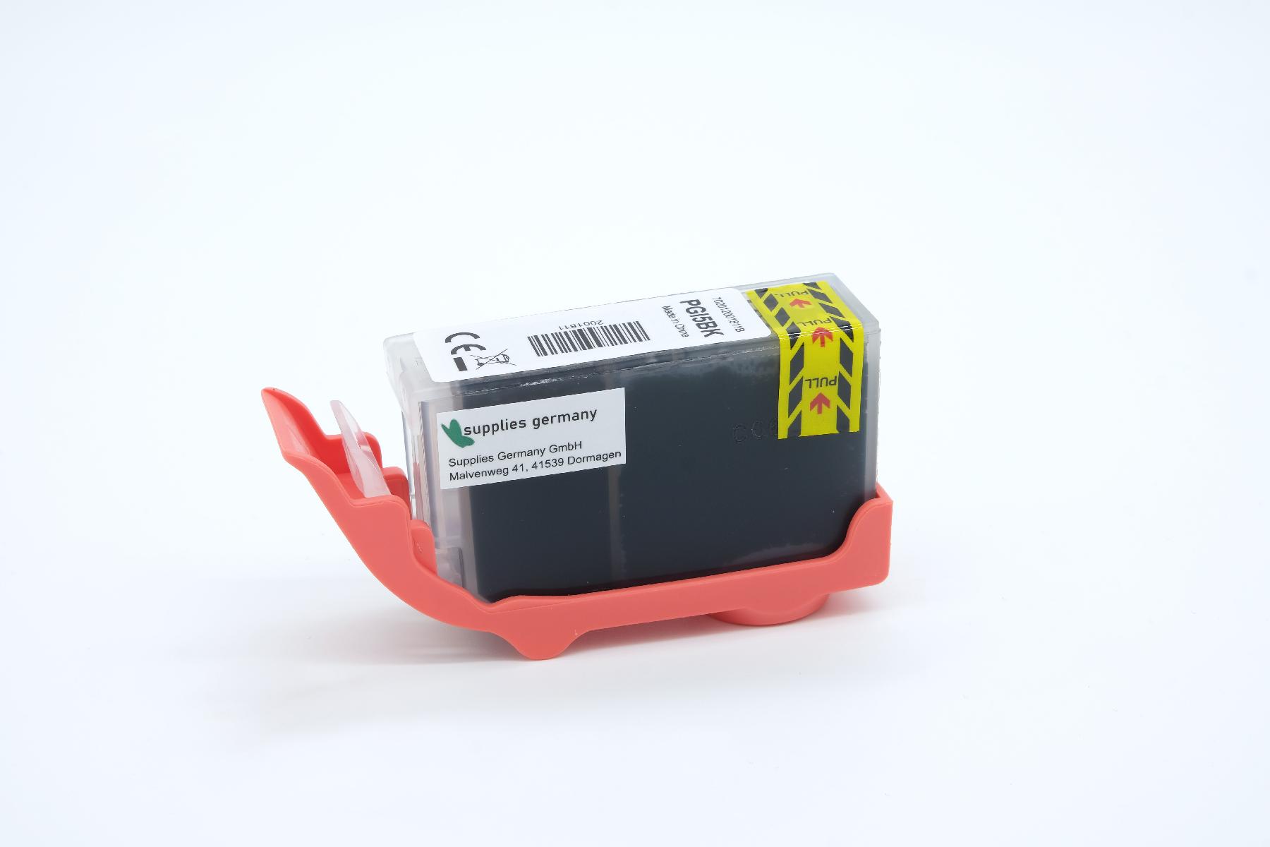 PGI5 schwarz alternativ Tinte schwarz für Canon / 0628B001 / 26ml / Chipversion PGI5 schwarz alternativ Tinte schwarz für Canon / 0628B001 / 26ml / Chipversion