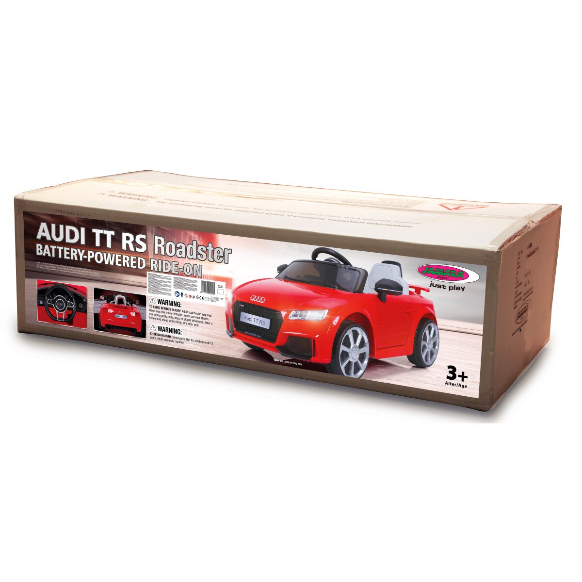 Kinderfahrzeug Audi TT RS rot
