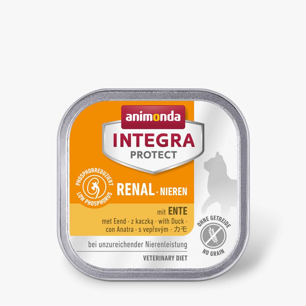 Animonda Cat Schale Integra Protect Niere mit Ente 100g Animonda Cat Schale Integra Protect Niere mit Ente 100g
