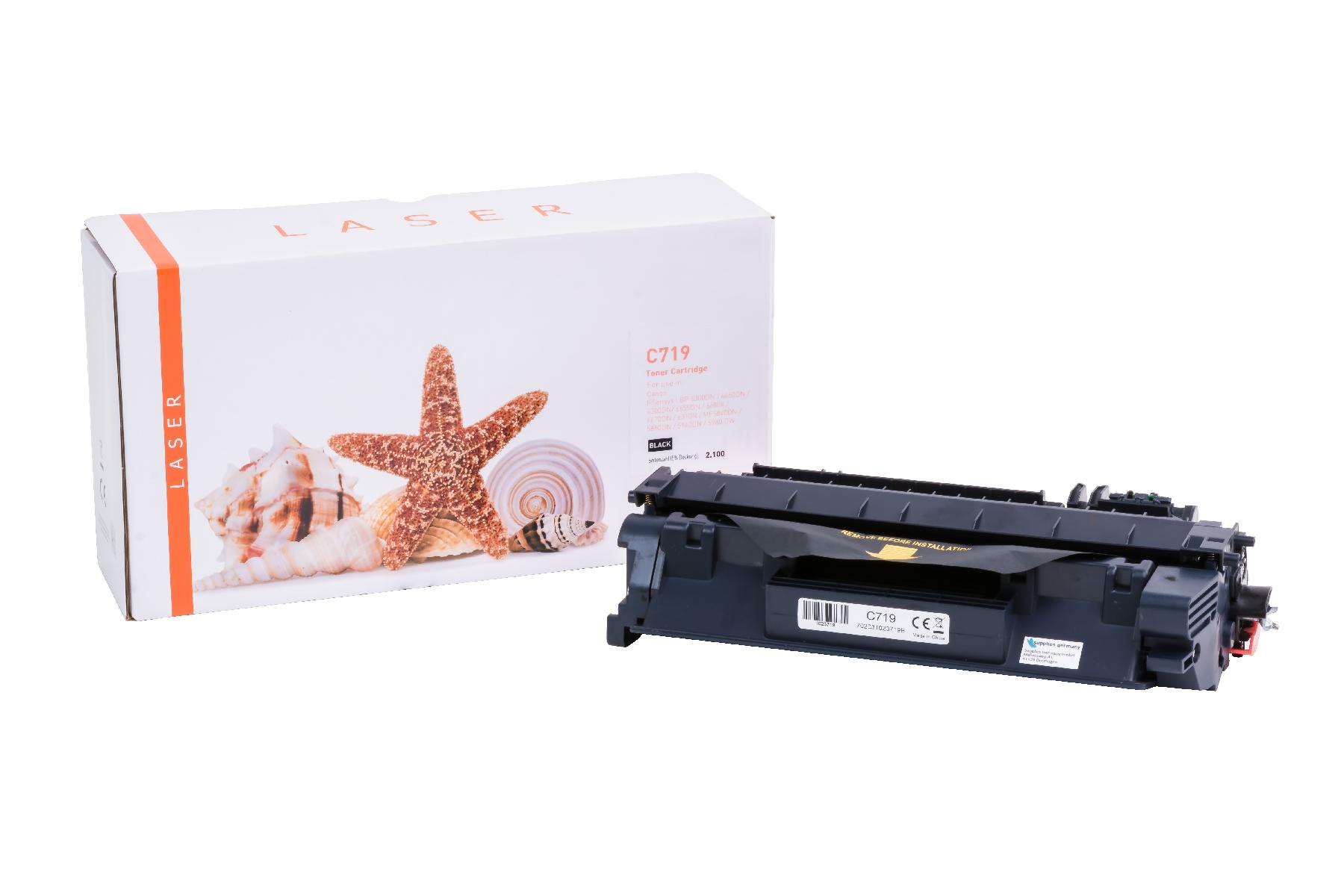 719 alternativ Toner black für Canon  / 719 / 2.100 Seiten