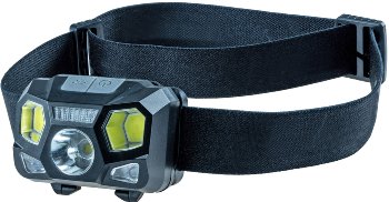 LED-Stirnlampe mit Akku "CTH-5" IP44, 5W, 375 Lumen, mit Gestensteuerung