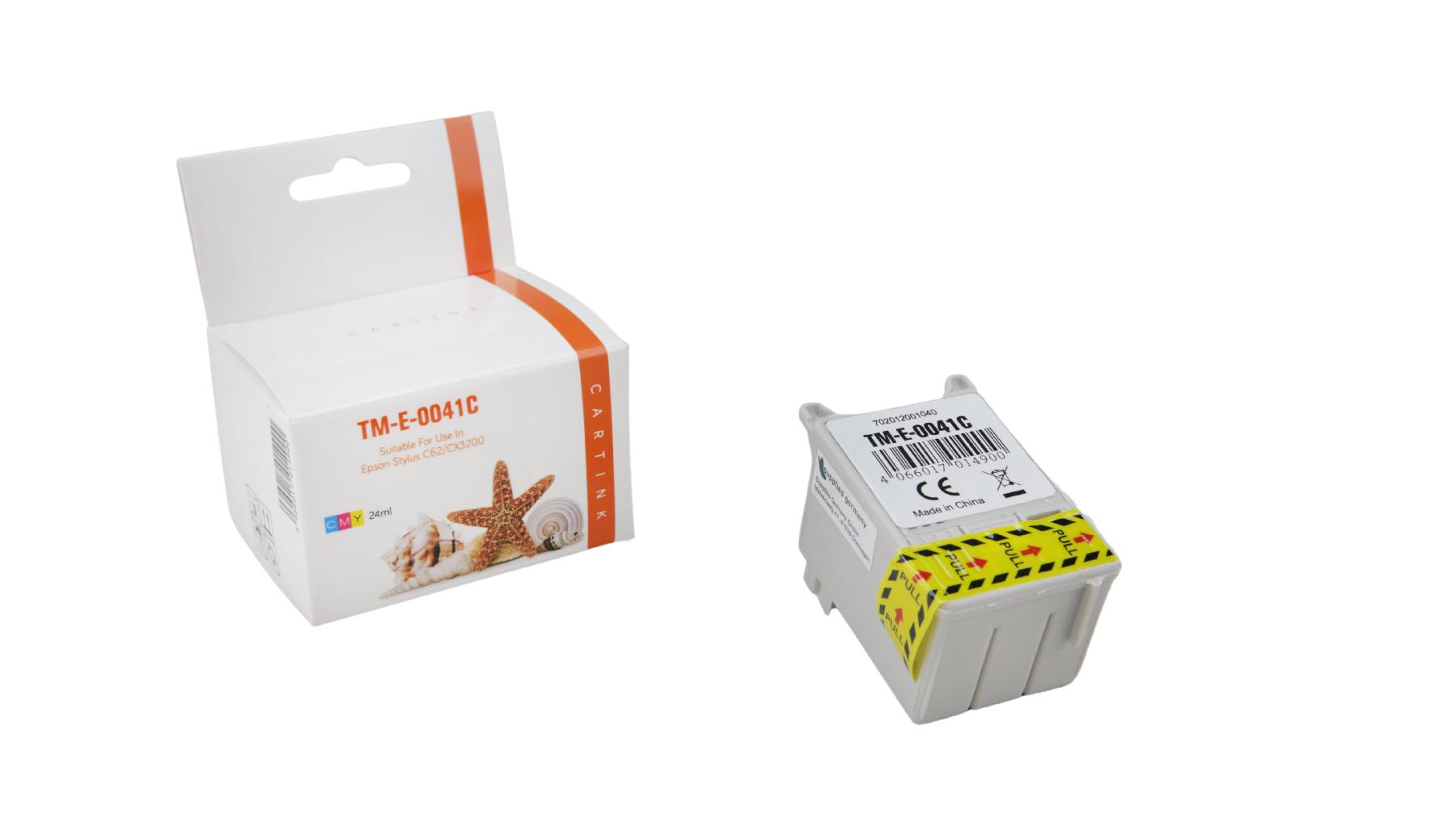 T041 alternativ Seestern Tinte Color für Epson / C13T04104010 / 24ml T041 alternativ Seestern Tinte Color für Epson / C13T04104010 / 24ml