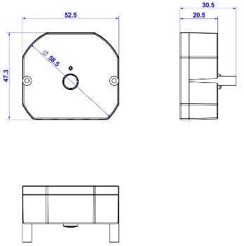 MILOS WiFi Unterputz Schalter, Android + iOS- App,Alexa/Google tauglich