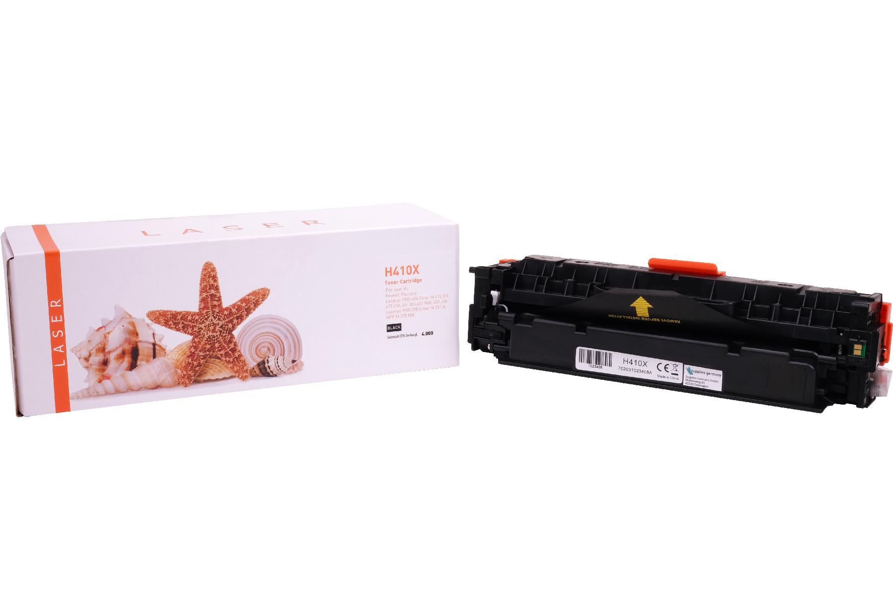 CE410X alternativ Toner schwarz für HP / CE410X / 305X / 4.000 Seiten CE410X alternativ Toner schwarz für HP / CE410X / 305X / 4.000 Seiten
