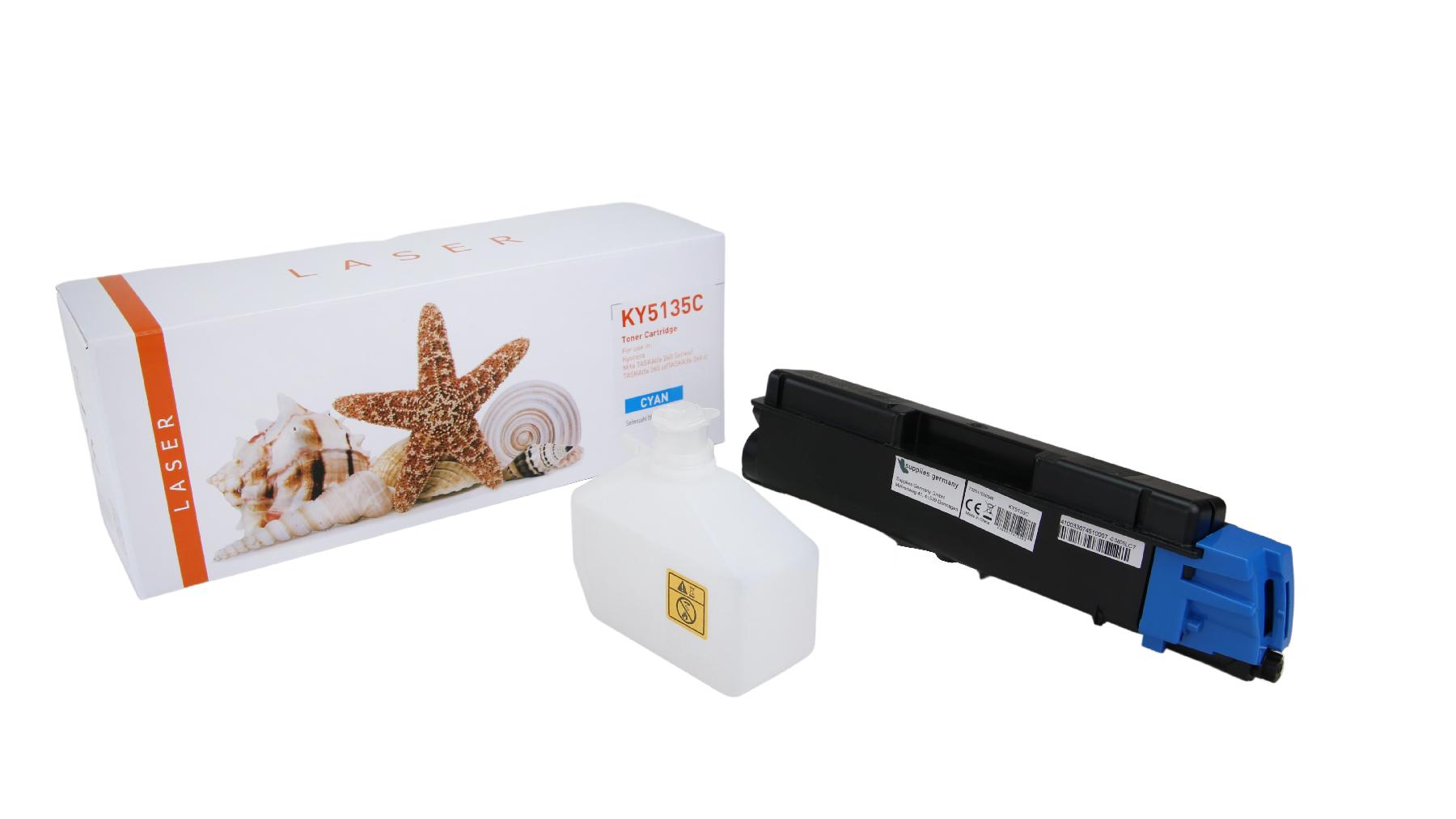 TK5135C alternativ Toner Cyan für Kyocera / TK5135C / 5.000 Seiten TK5135C alternativ Toner Cyan für Kyocera / TK5135C / 5.000 Seiten
