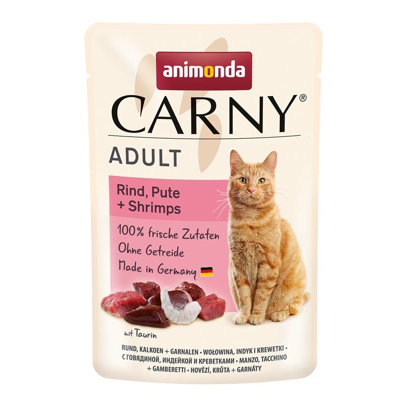 Animonda Carny PB Adult Rind, Pute + Shrimps 85g Animonda Carny PB Adult Rind, Pute + Shrimps 85g