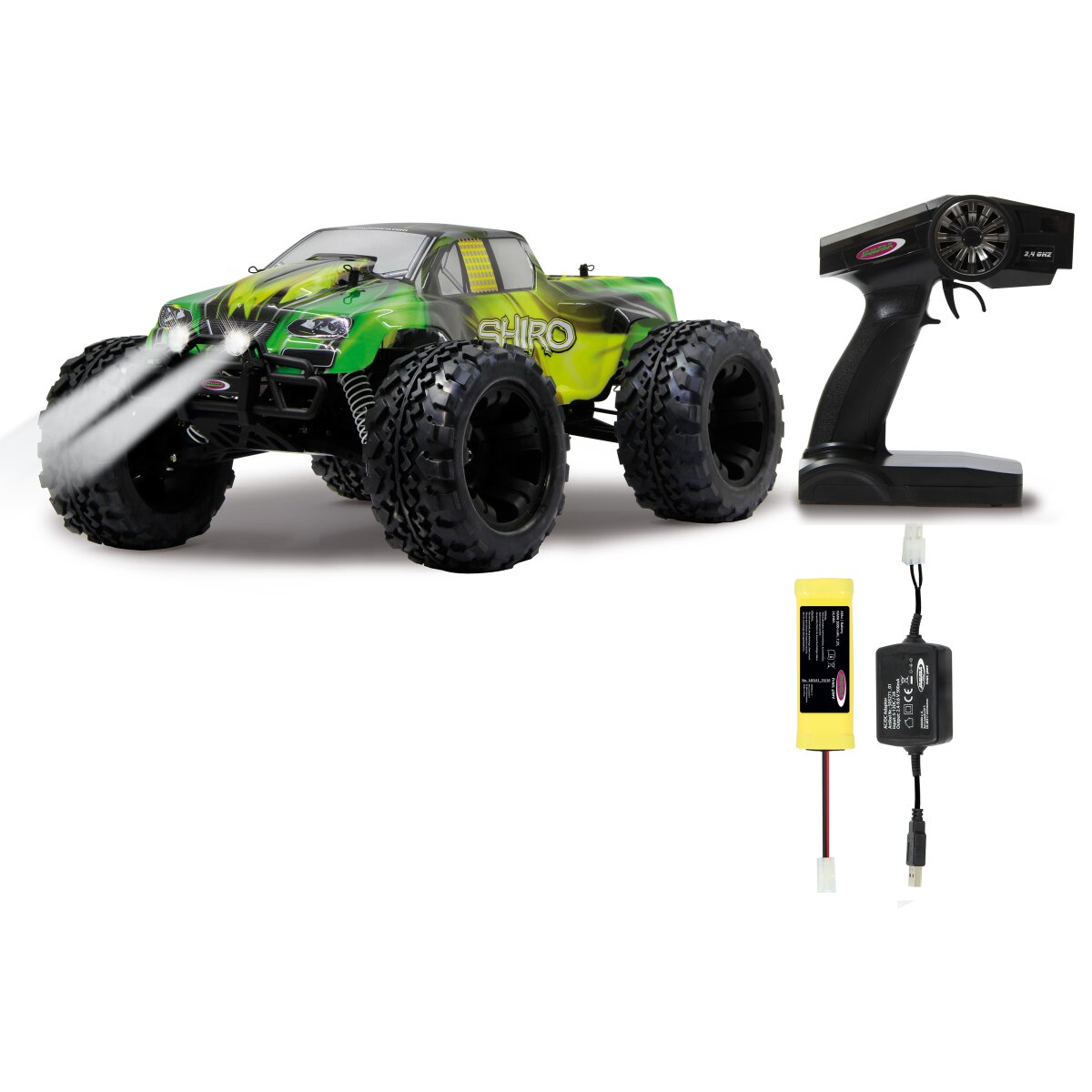 Shiro Monstertruck 4WD 1:10 NiMh 2,4GHz mit LED