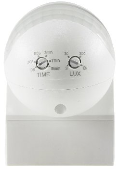 Aufputz Bewegungsmelder "CBM-Slim" 180°, LED geeignet, IP44, 1-800W, weiß