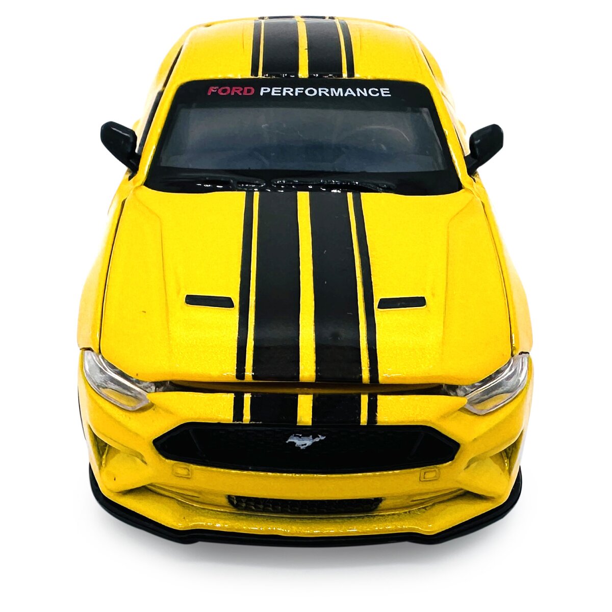 Ford Mustang GT Diecast 1:42 gelb 2in1