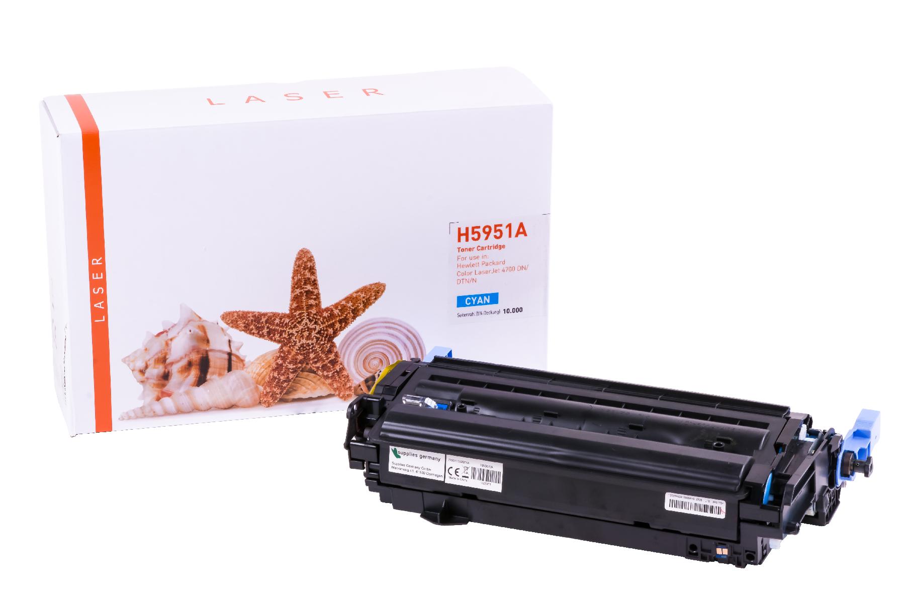 Q5951AC alternativ Toner Cyan für HP / Q5951A / 10.000 Seiten Q5951AC alternativ Toner Cyan für HP / Q5951A / 10.000 Seiten