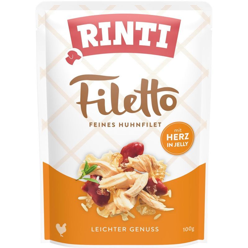 Rinti Filetto Jelly Huhn & Hühnerherz 100g Rinti Filetto Jelly Huhn & Hühnerherz 100g