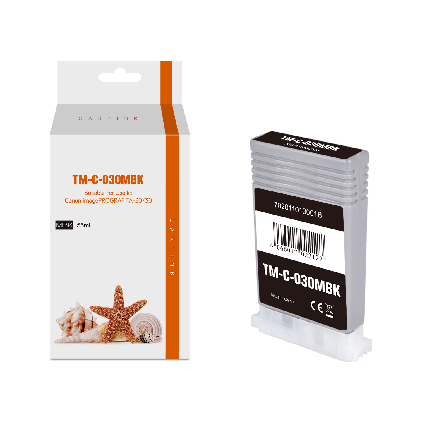 PFI030Mschwarz Refill Tinte Matte schwarz für Canon / 3488C001
