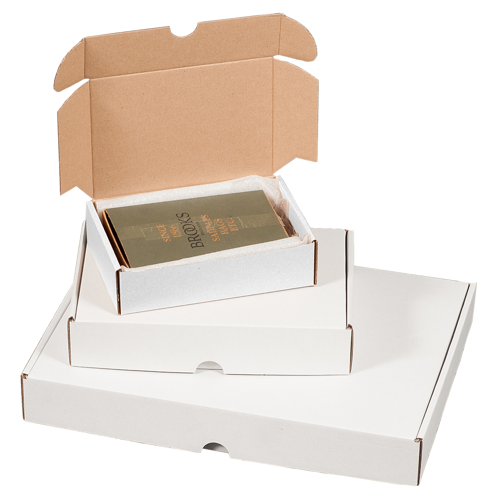 Maxibriefkarton 3, Innenmaß: 330x242x45mm, weiß, VPE25