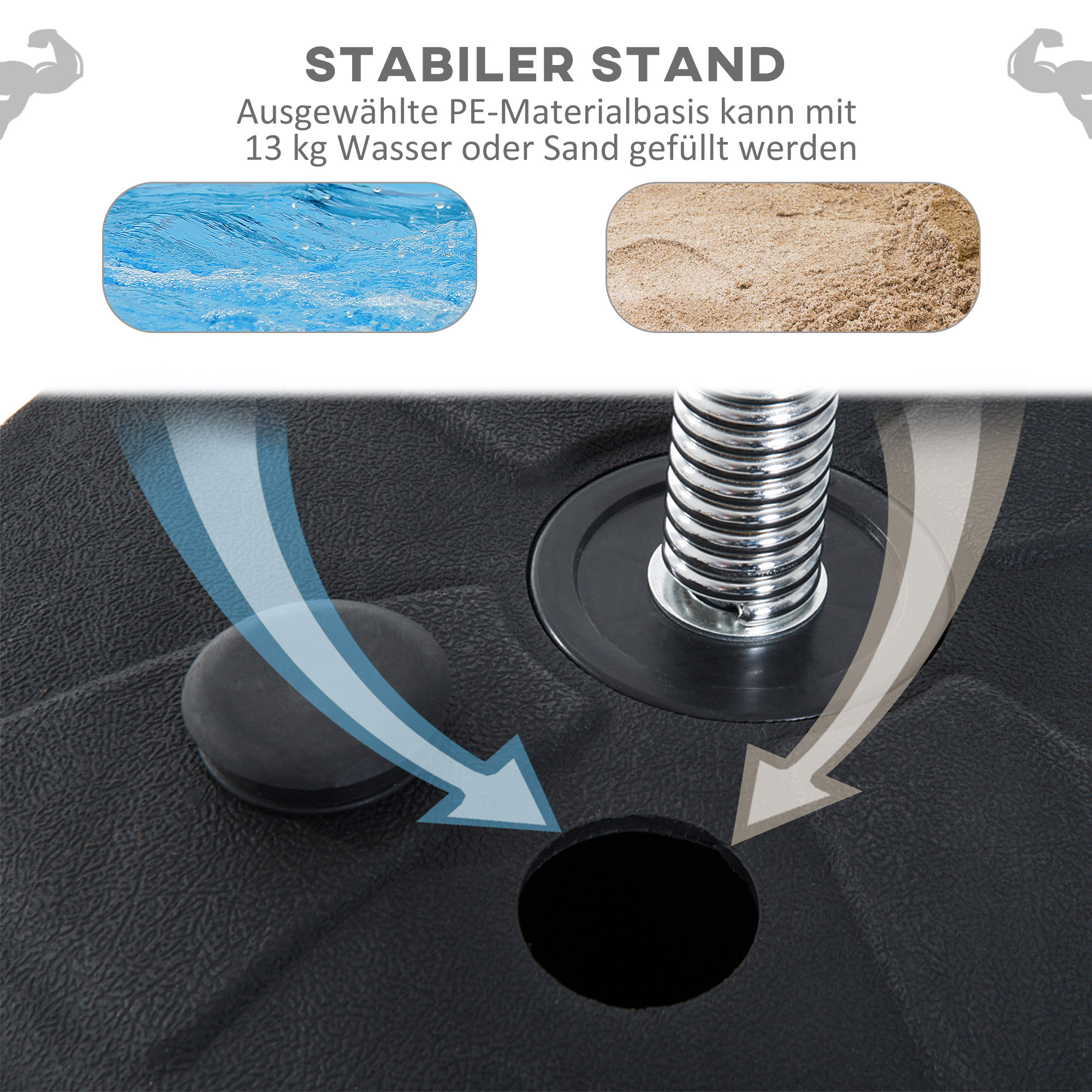 Box-Set mit Punchingball, höhenverstellbar, inkl. Boxhandschuhe, 126-144cm, Rot