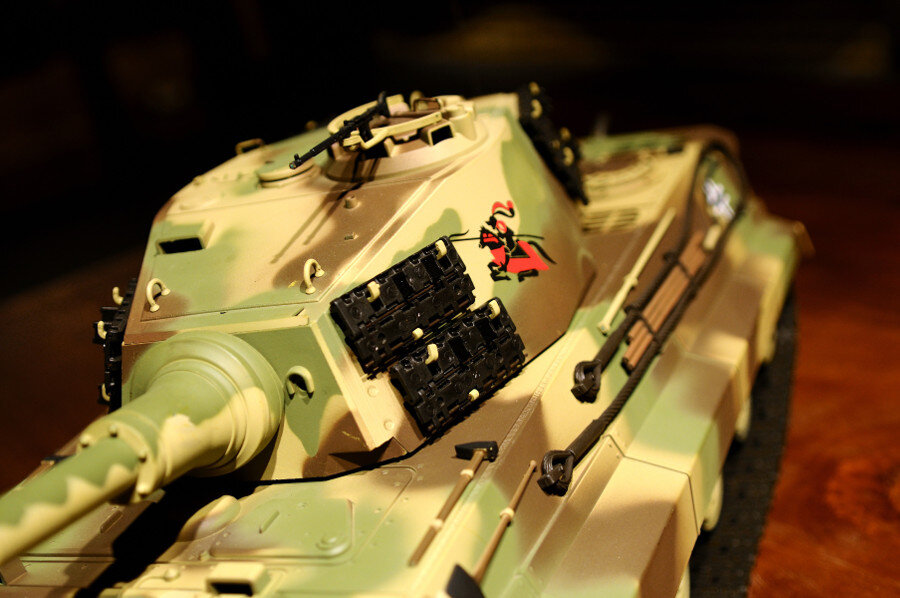 RC Panzer "Königstiger - Henschelturm" - Metallgetriebe & Metallketten
