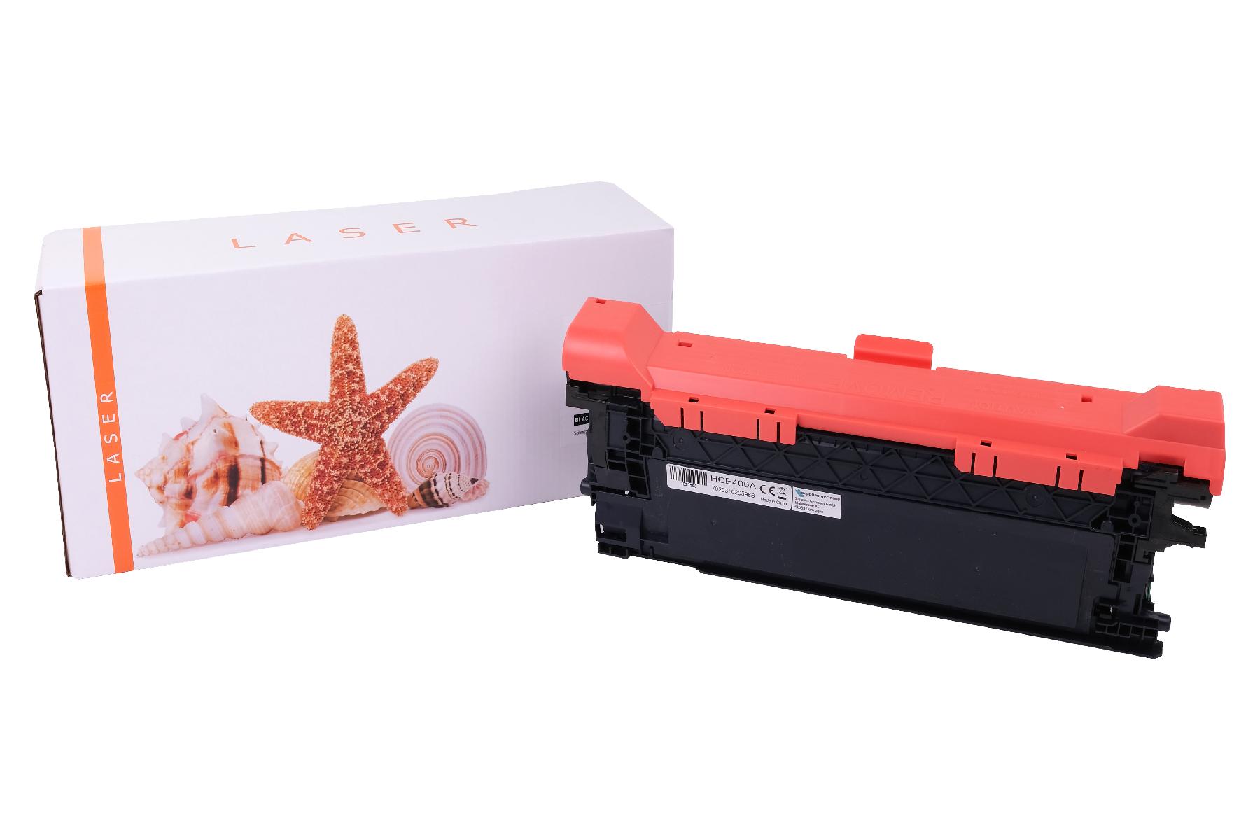 CE400A alternativ Toner schwarz für HP / CE400A / 507A / 5.500 Seiten CE400A alternativ Toner schwarz für HP / CE400A / 507A / 5.500 Seiten