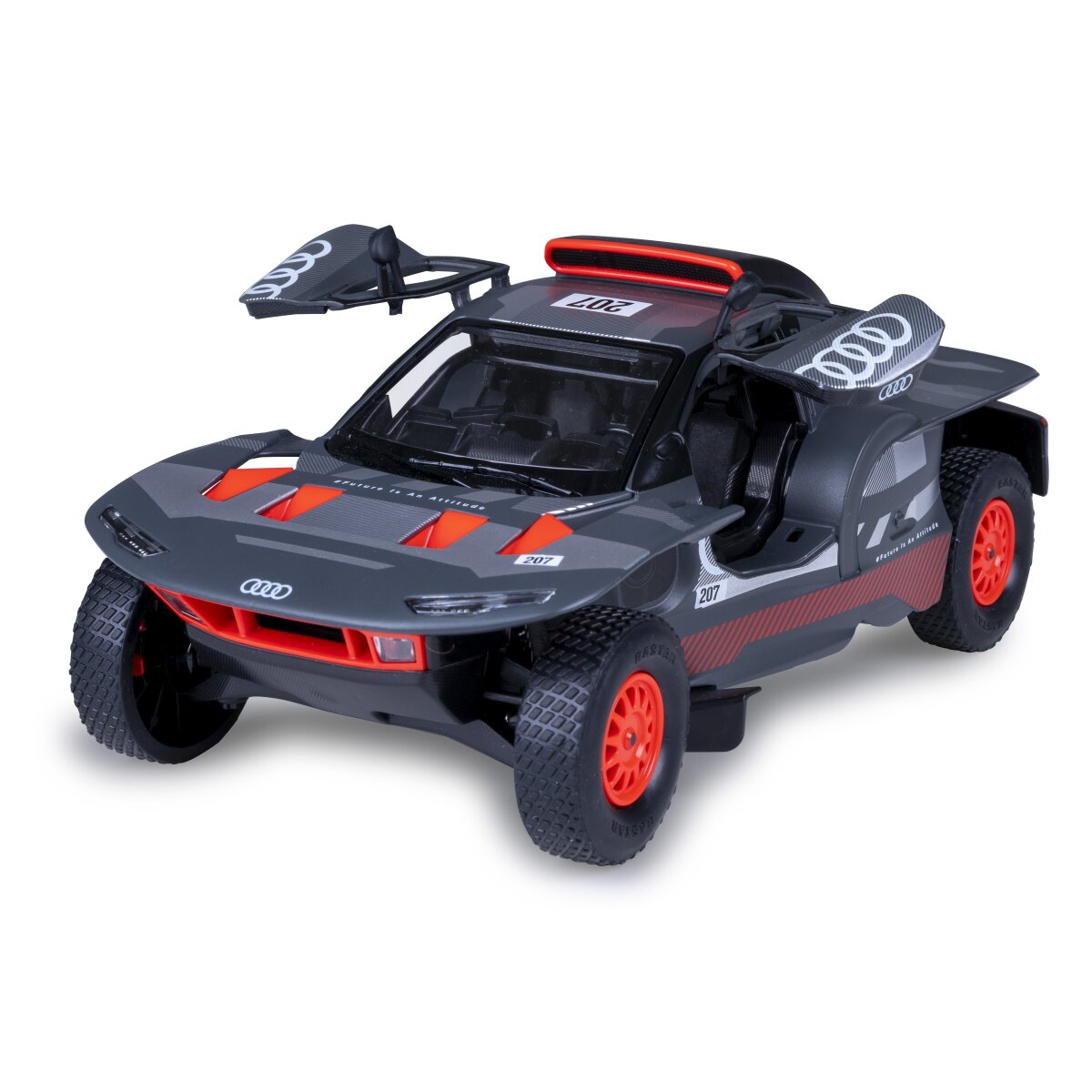 AUDI RS Q e-tron Diecast 1:24 grau Tür manuell