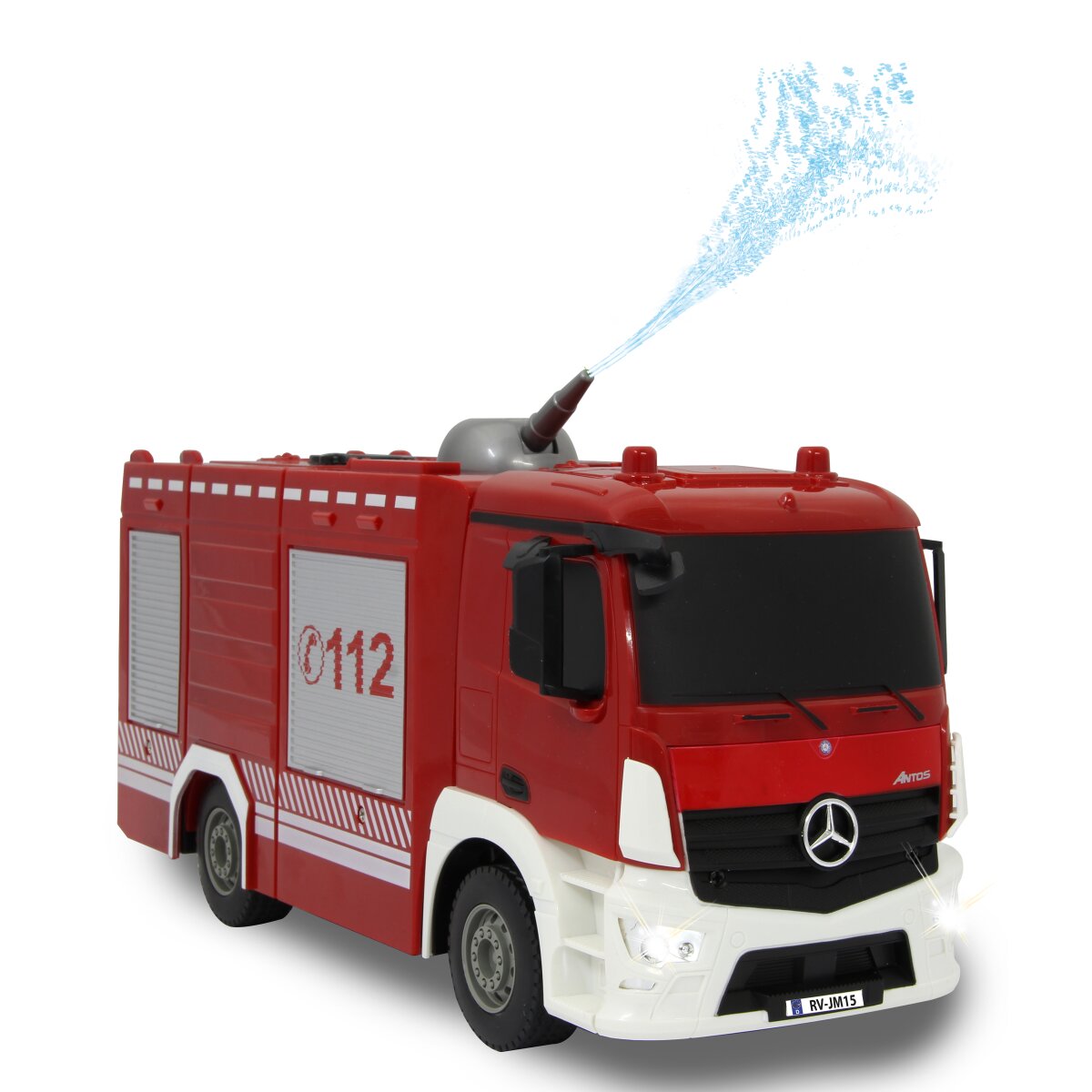 Feuerwehr TLF mit Spritzfunktion Mercedes-Benz Antos 1:26 2,4GHz