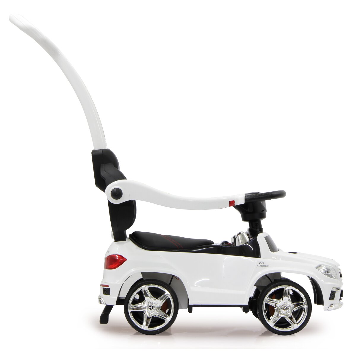 Rutscher Mercedes-AMG GL 63 weiß 2in1 mit Schubstange