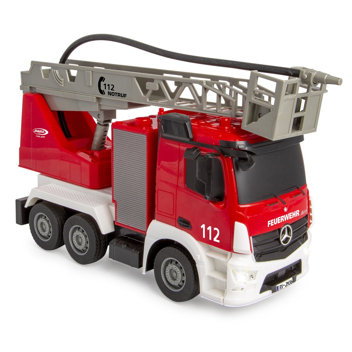Feuerwehr Drehleiter Mercedes -Benz Antos 1:26 2,4GHz mit Spritzfunktion