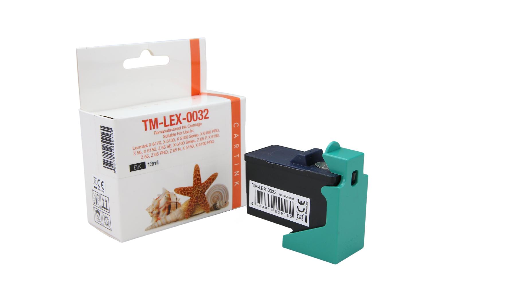 0032 Refill Tinte schwarz für Lexmark / 18L0032 /LEX82 / 13ml 0032 Refill Tinte schwarz für Lexmark / 18L0032 /LEX82 / 13ml
