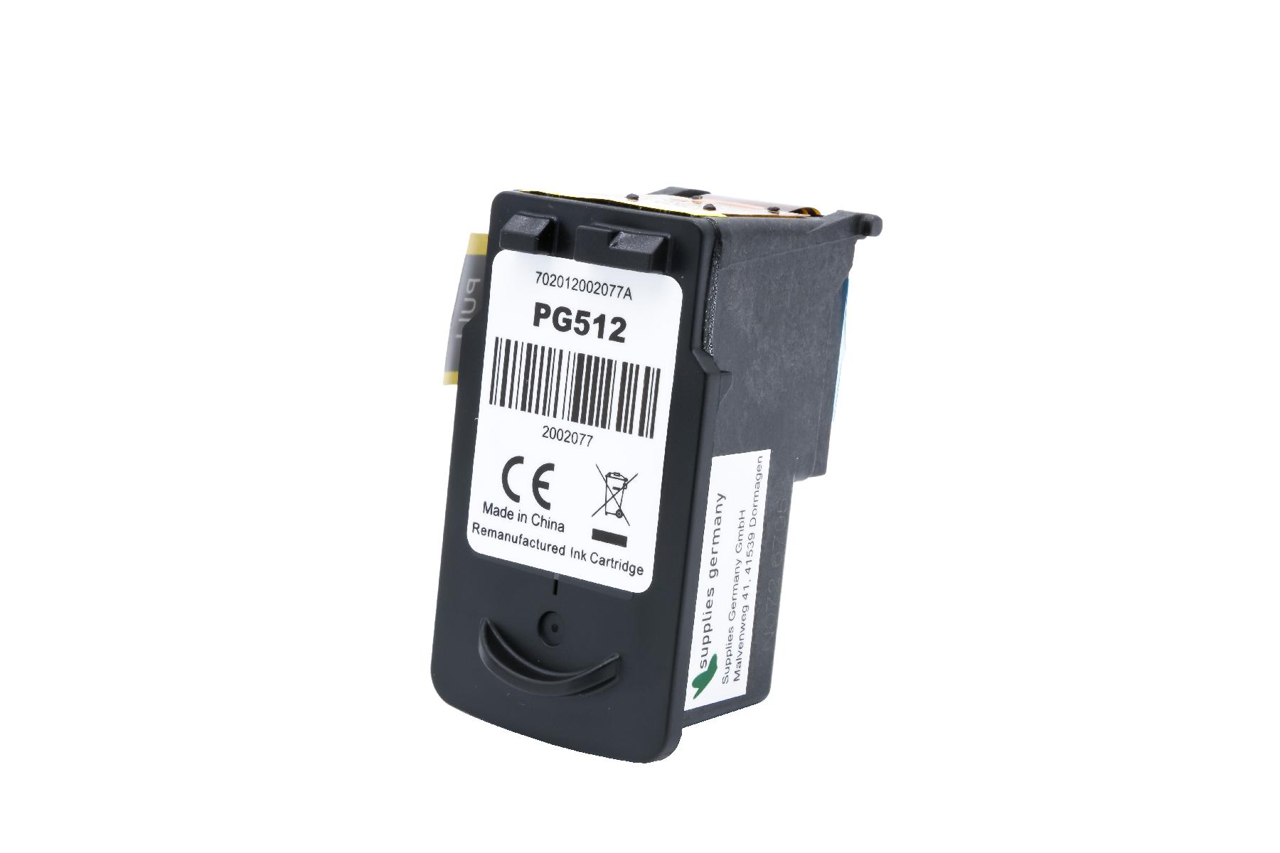 PG512 alternativ Tinte schwarz für Canon / 2969B001 / 15ml PG512 alternativ Tinte schwarz für Canon / 2969B001 / 15ml