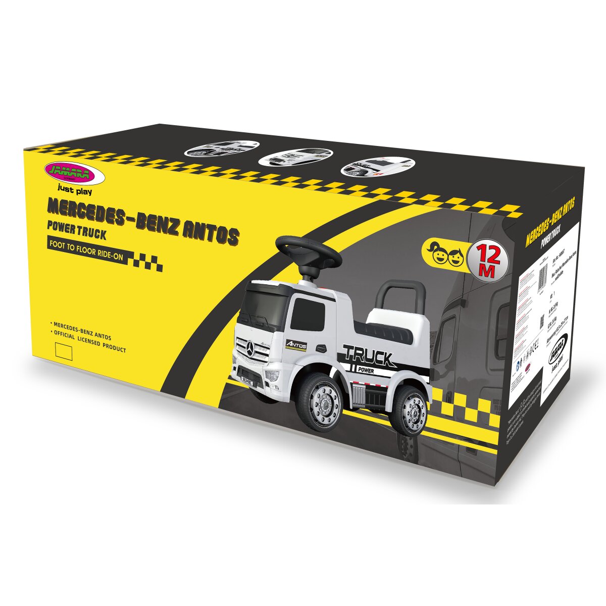 Rutscher Mercedes-Benz Antos weiß 2in1