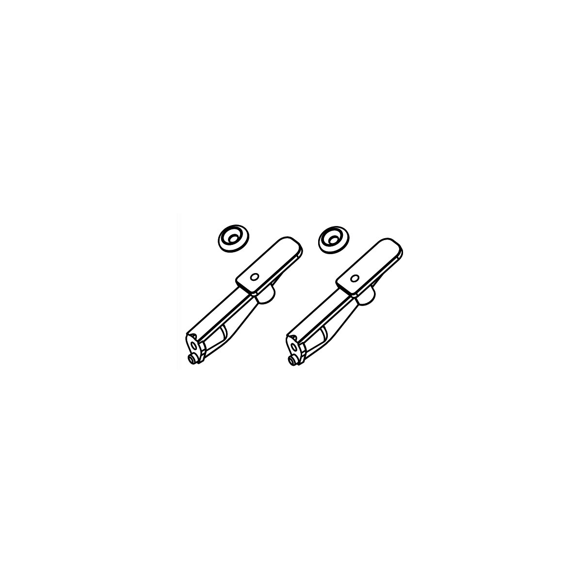 Spoilerhalter Lightray-General Heck komplett Spoilerhalter Lightray-General Heck komplett