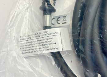 Gartensteckdose für Außen, 3-fach, IP44, 5m Zuleitung