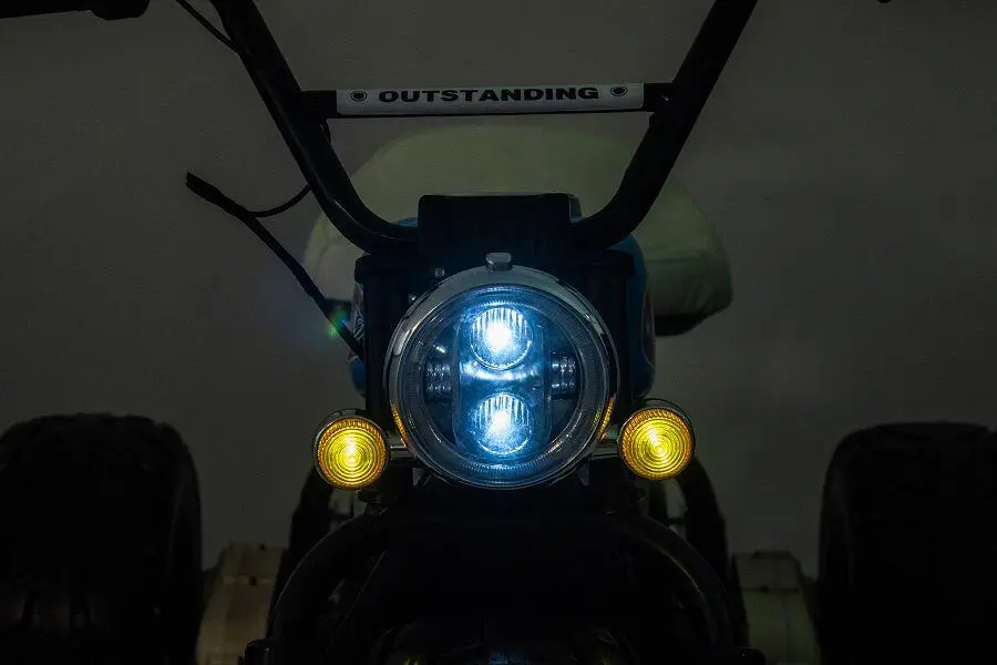 Kindermotorrad 1600 - 2x800W Brushless Motoren - schwarz