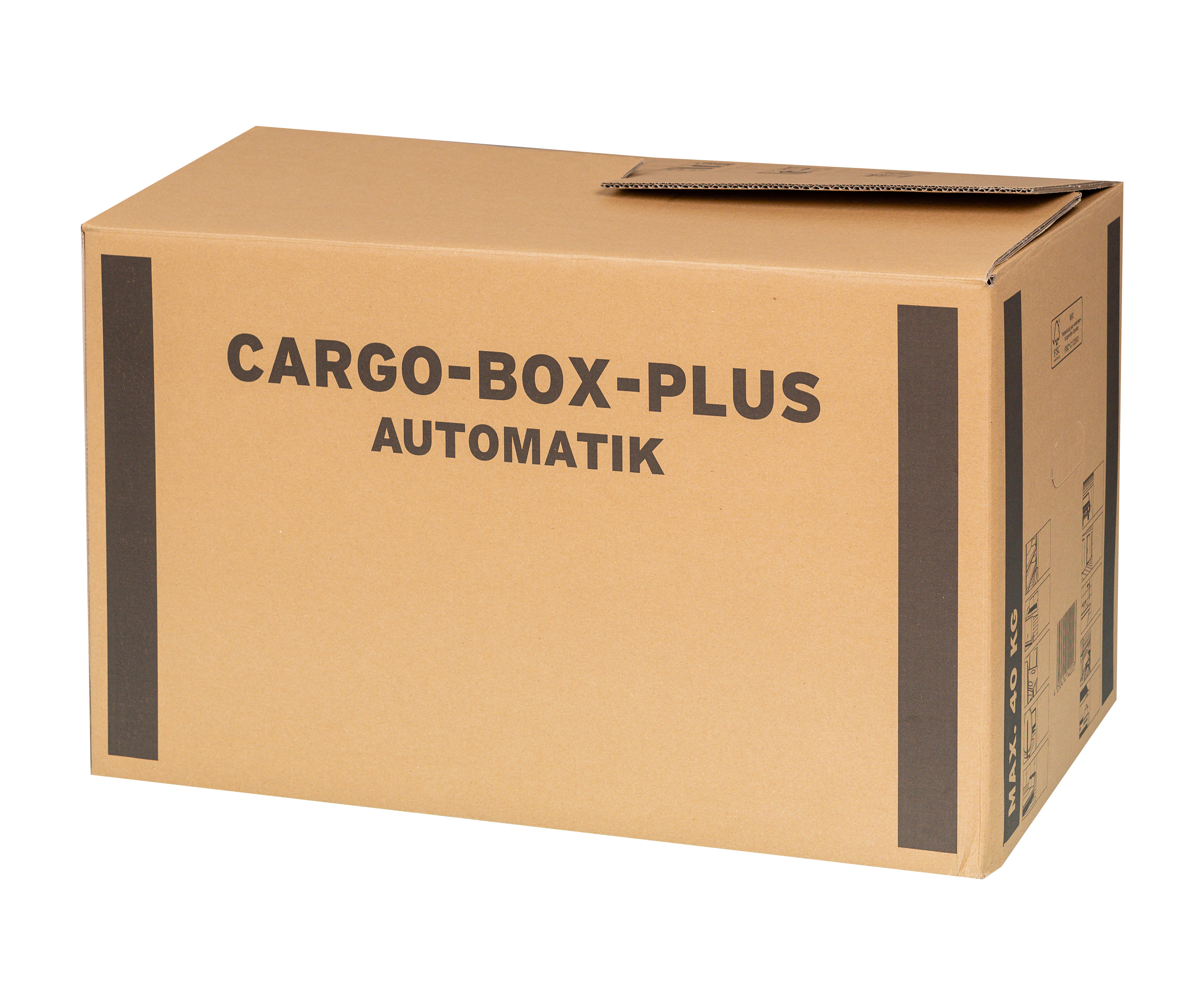 Cargobox PLUS mit Automatikboden, 650x350x370mm, braun, 2-wellig, VPE10 Cargobox PLUS mit Automatikboden, 650x350x370mm, braun, 2-wellig, VPE10
