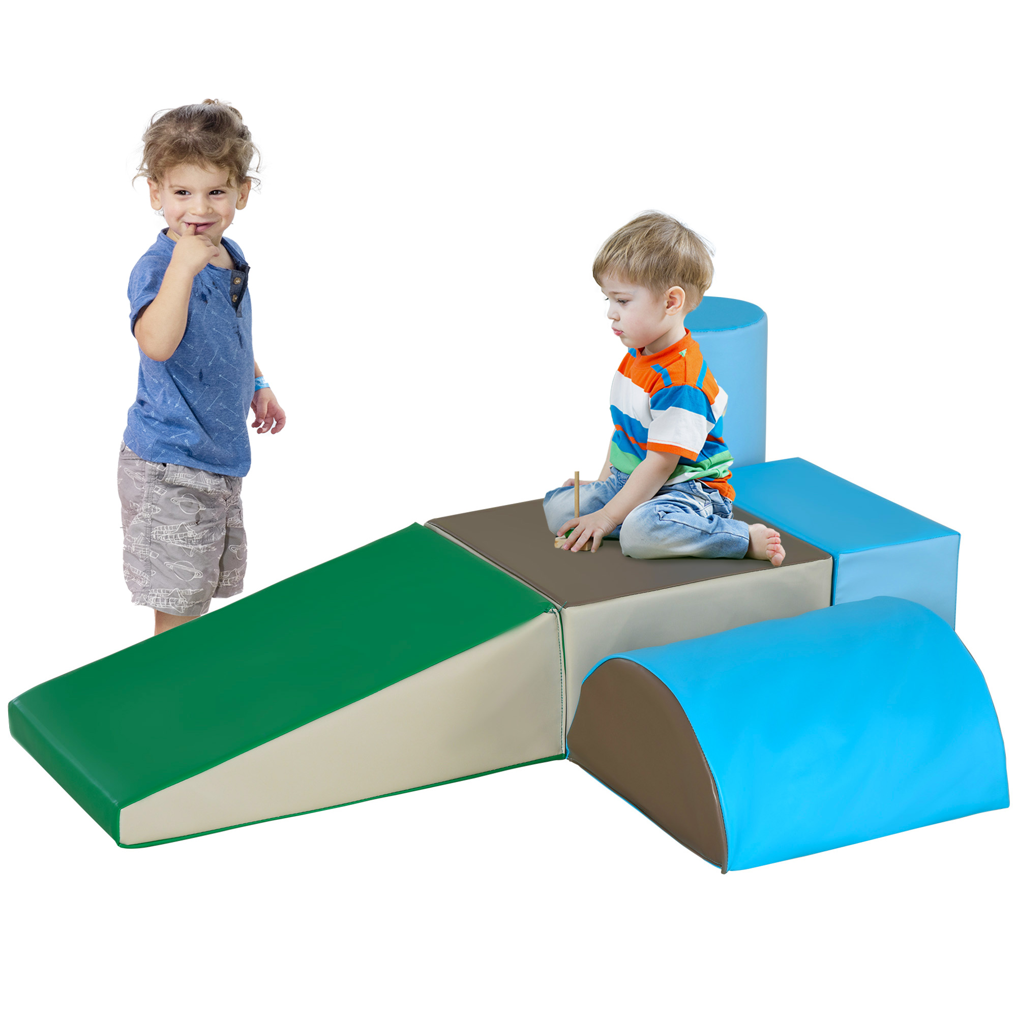 5 TLG. Schaumstoff Bausteine Kinder Softbausteine klettern Bauklötze Weiche Schaumstoffbausteine Riesenbausteine Schaumstoffblöcke Bausteinset Spielbausteine für Baby & Kleinkinder Mehrfarbig 5 TLG. Schaumstoff Bausteine Kinder Softbausteine klettern Bauklötze Weiche Schaumstoffbausteine Riesenbausteine Schaumstoffblöcke Bausteinset Spielbausteine für Baby & Kleinkinder Mehrfarbig