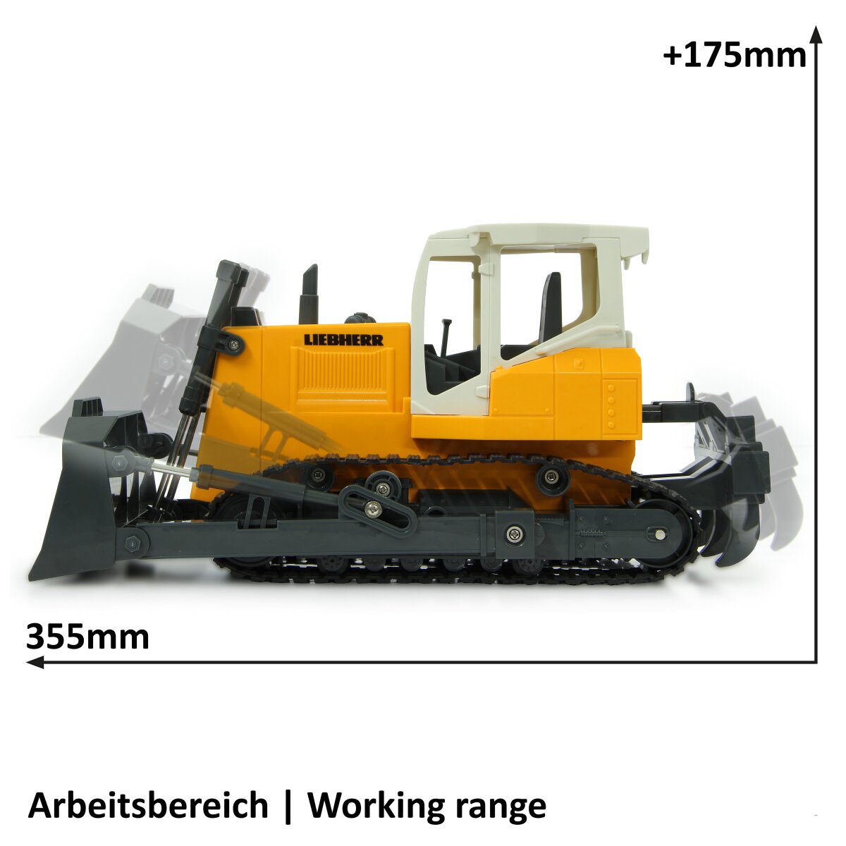 Planierraupe Liebherr 1:20 2,4GHz