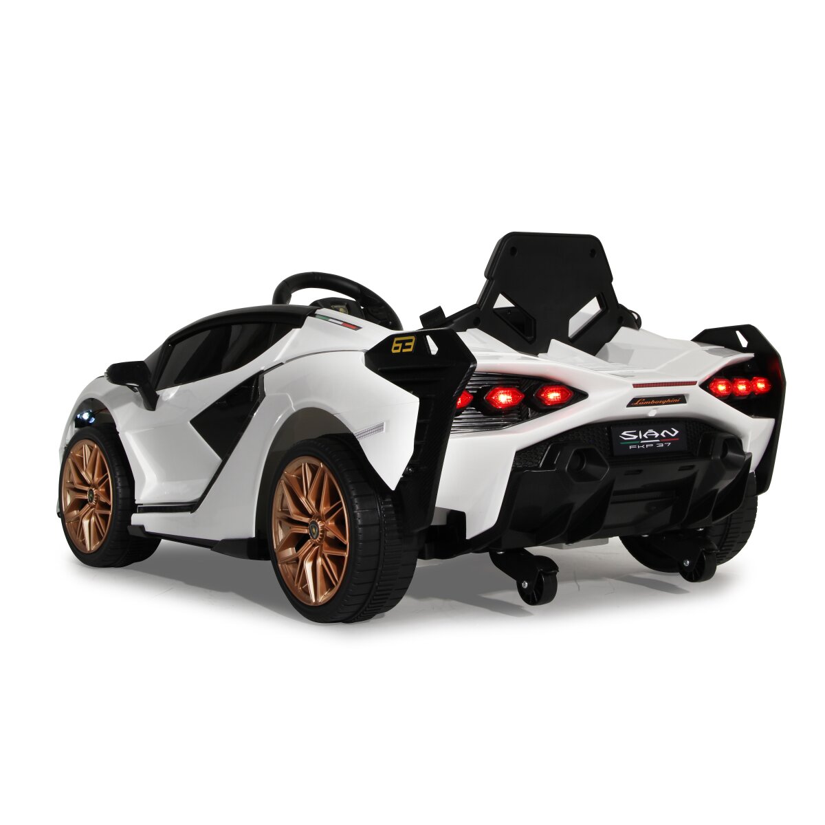 Kinderfahrzeug Lamborghini Sián FKP 37 weiß