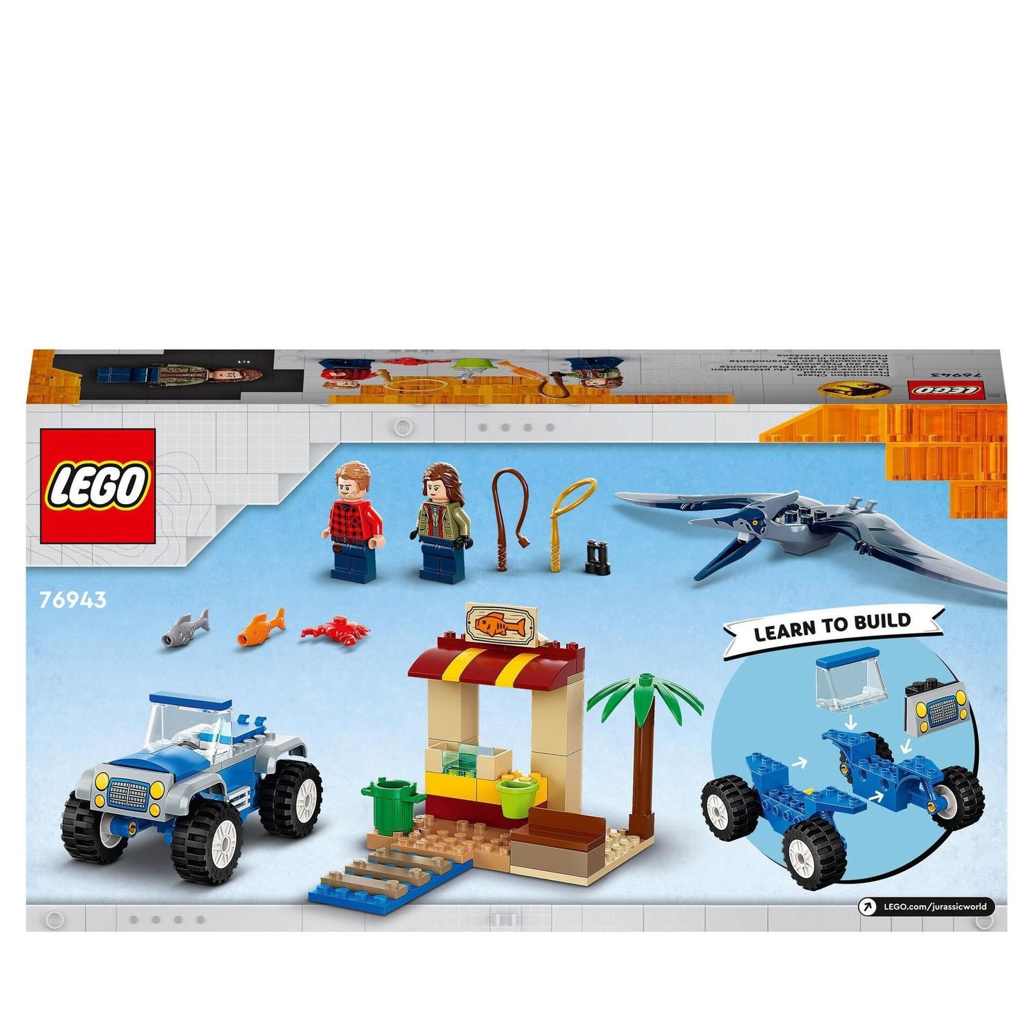 LEGO® 76943 - Jurassic World  - Die Pteranodon-Jagd (94 Teile)