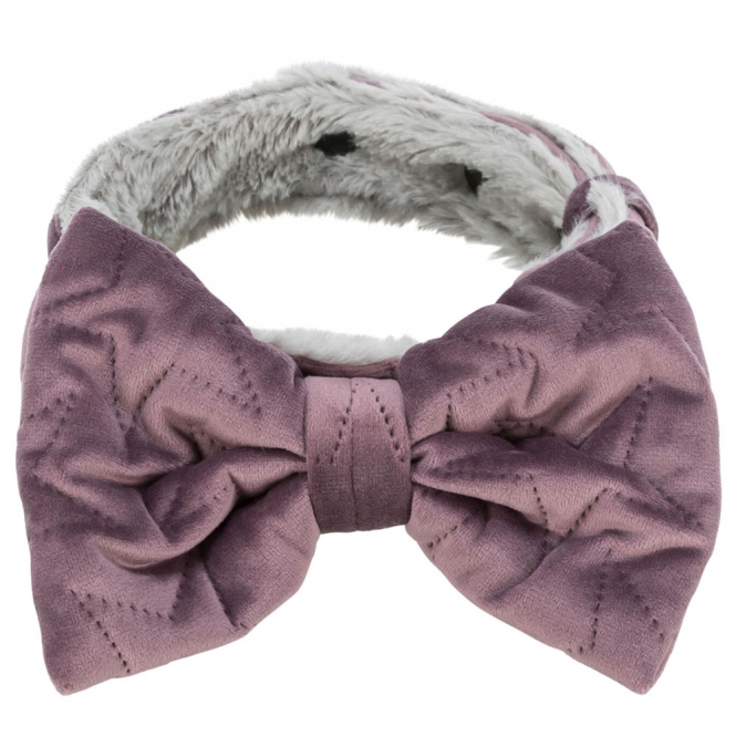 Trixie Halsband Estelle mit Schleife - flieder - M?L: 40?55 cm/40 mm Trixie Halsband Estelle mit Schleife - flieder - S?M: 30?45 cm/40 mm