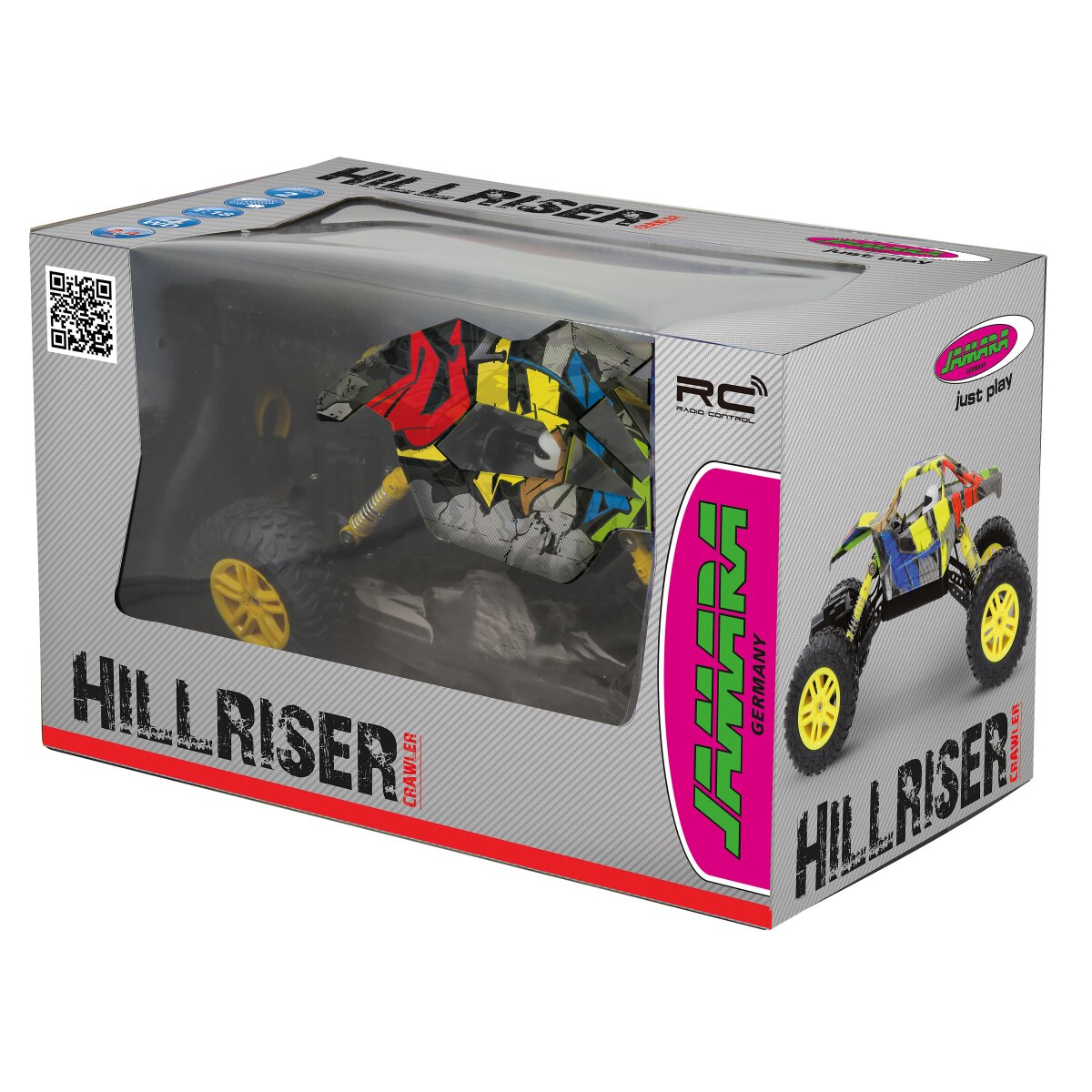 Hillriser Crawler 4WD 1:18 gelb 2,4GHz
