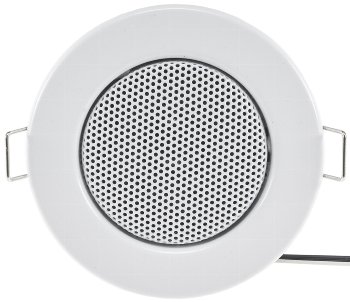 Decken-Einbaulautsprecher "CTE-8W" / Halogen-Look, 8cm Ø, 6cm Einbau, weiß