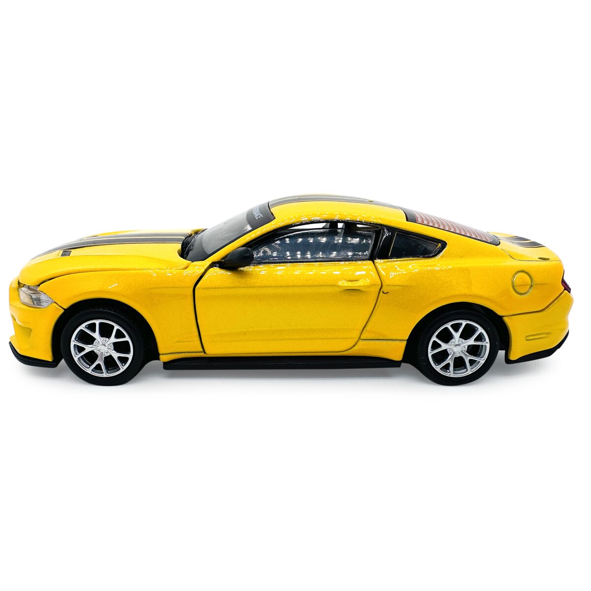Ford Mustang GT Diecast 1:42 gelb 2in1