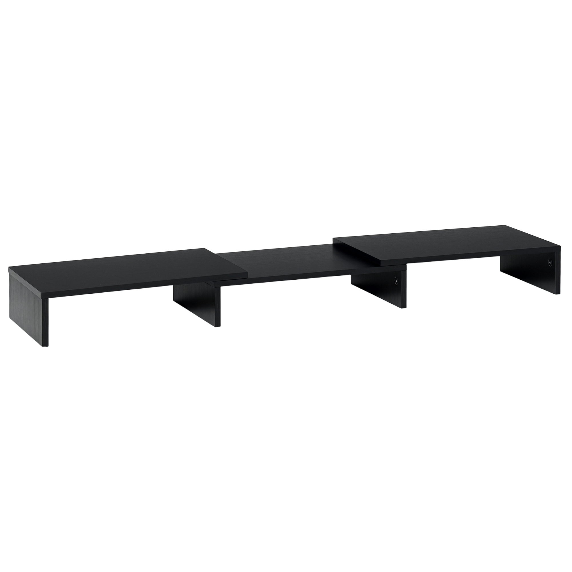 Monitorständer Monitor Stand Dual Bildschirmerhöhung Verstellbare Länge und Schwenkwinkel Bildschirmständer für PC Notebook Laptop Drucker 80-117 x 23,5 x 10 cm Schwarz Monitorständer Monitor Stand Dual Bildschirmerhöhung Verstellbare Länge und Schwenkwinkel Bildschirmständer für PC Notebook Laptop Drucker 80-117 x 23,5 x 10 cm Schwarz