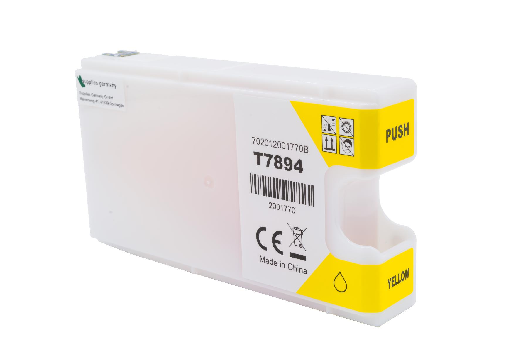 T7894 alternativ Tinte gelb für Epson / C13T789440 / 35ml T7894 alternativ Tinte gelb für Epson / C13T789440 / 35ml
