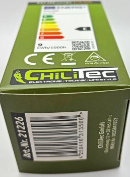 LED Glühlampe E27 "G70 AGL" weiß, 4000k, 1018lm, 230V/9W, 160°