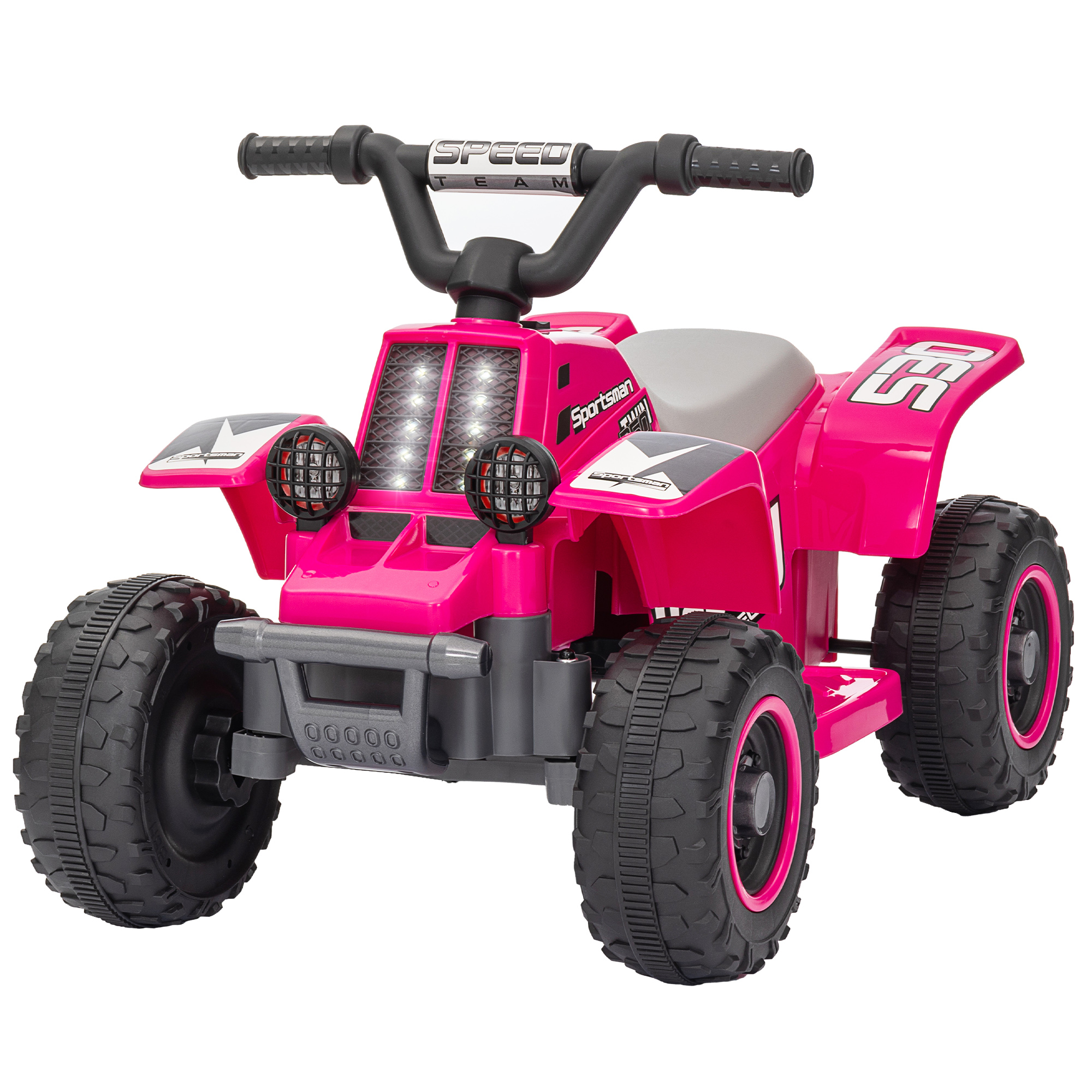 Kinderquad, batteriebetrieben, fährt vorwärts und rückwärts, LED-Lichter, 18-36 Monate, Rosa Kinderquad, batteriebetrieben, fährt vorwärts und rückwärts, LED-Lichter, 18-36 Monate, Rosa