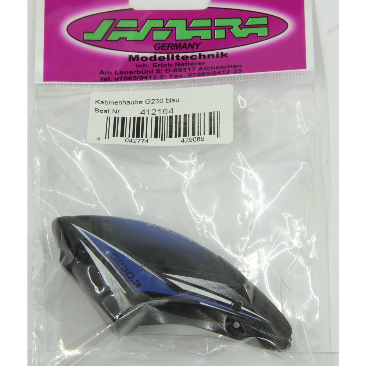 Kabinenhaube G230 blau Kabinenhaube G230 blau
