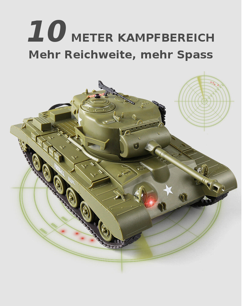 RC Panzer Battle 2er Set - Infrarot Kampfsystem - Gefechtssimulation