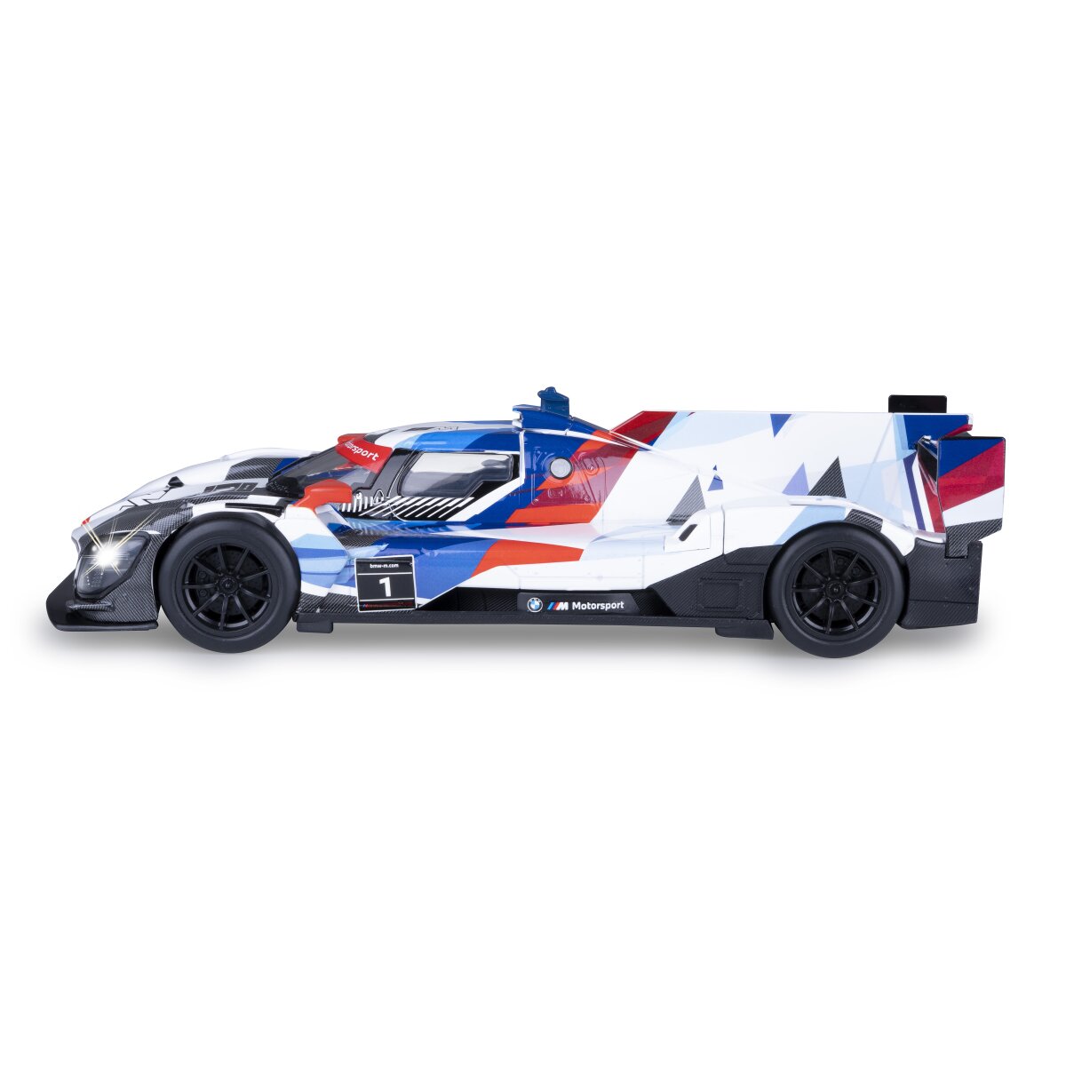 BMW M Hybrid V8 Diecast 1:24 blau inkl. Knopfzellen