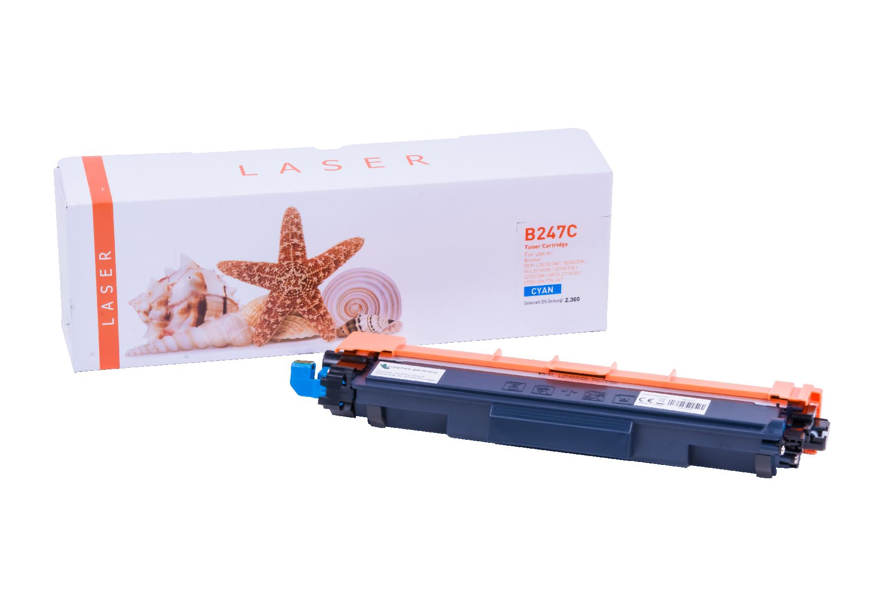 TN247C alternativ Toner Cyan für Brother / TN247C / 2.300 Seiten TN247C alternativ Toner Cyan für Brother / TN247C / 2.300 Seiten